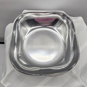 Wilton‎ Armetale Boston MD Bowl Silver Polished Square 109284 Made in USA